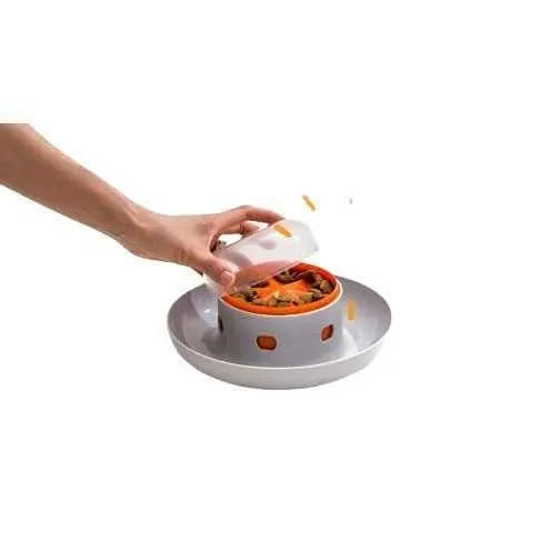 Dog press leakage food feeder automatic pet feeder plastic 20 cm for dogs and cats