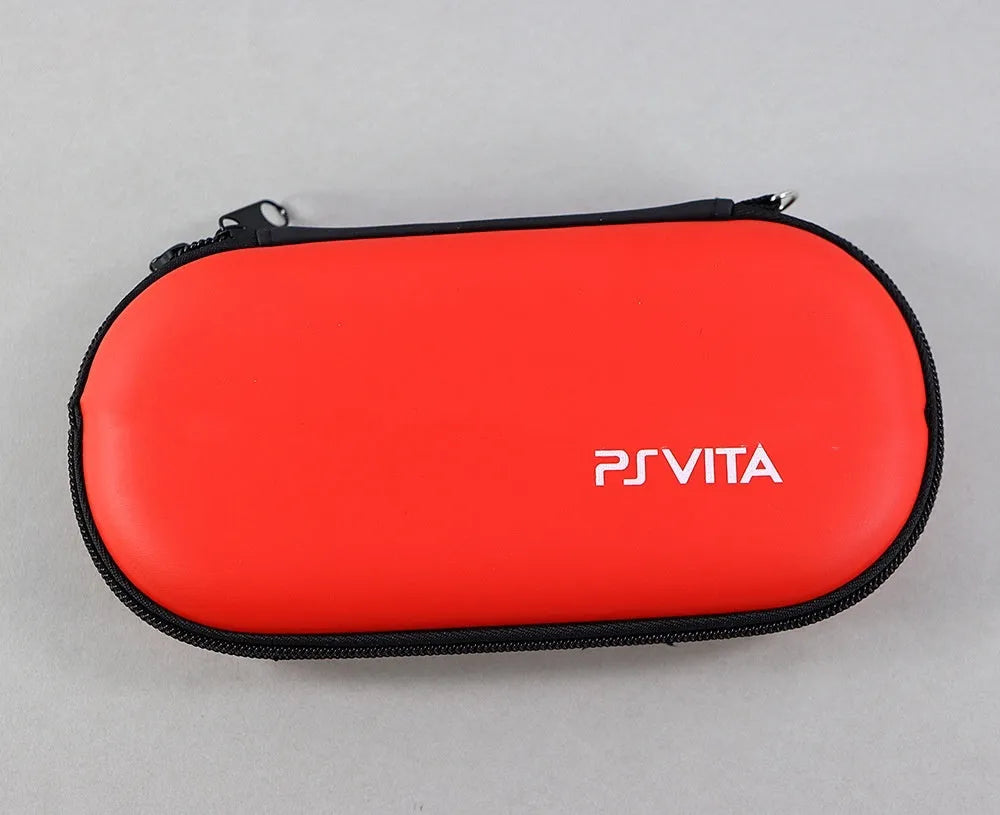 Black shockproof storage bag for PSVita console, protective travel pouch