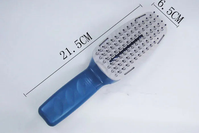 Ion pet comb for dogs and cats, 21.5cm length, 78 teeth, removable brush head, photo colour
