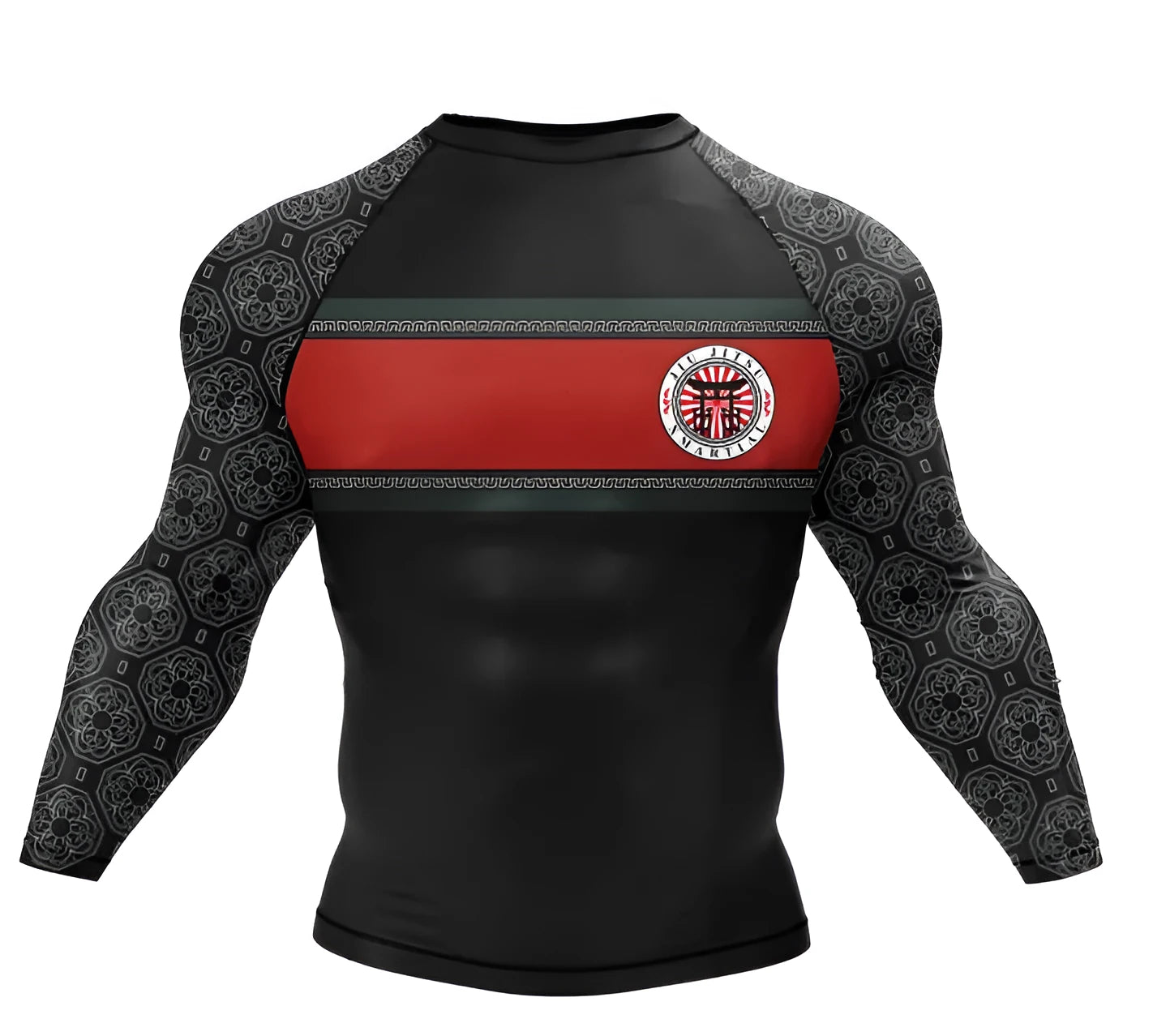 JAP TORII LONGSLEEVE by XMARTIAL with torii gate graphic, long sleeves, in front view