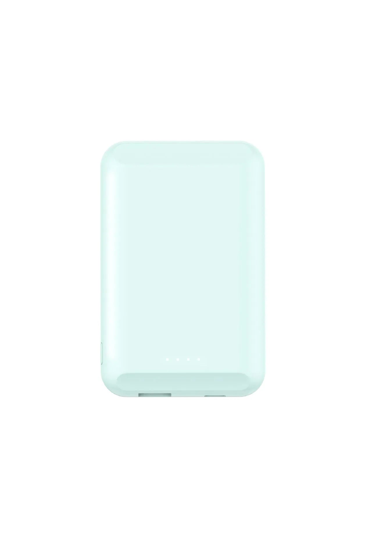 Son magnetic wireless power bank 5000mAh polymer lithium battery plastic shell compact 85x55x12.5mm in black