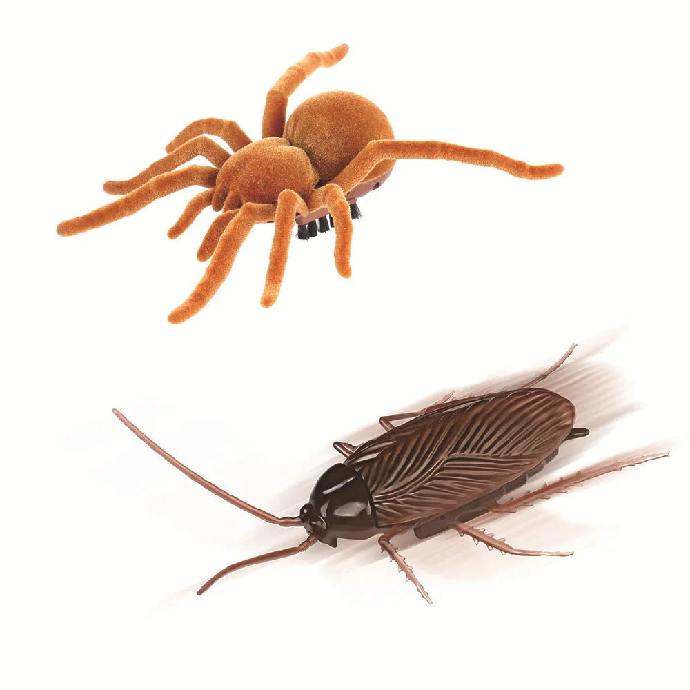 Vibration brush walking trick simulation electric pet toy plastic 11x5 cm realistic cockroach design on floor