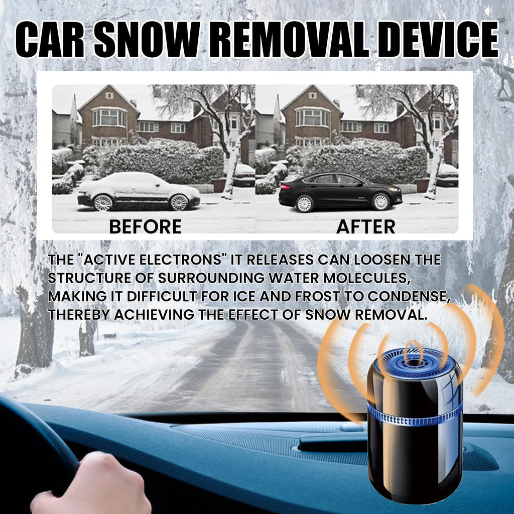 Car windshield defroster compact 5.6x6.8cm heated tool for snow melting