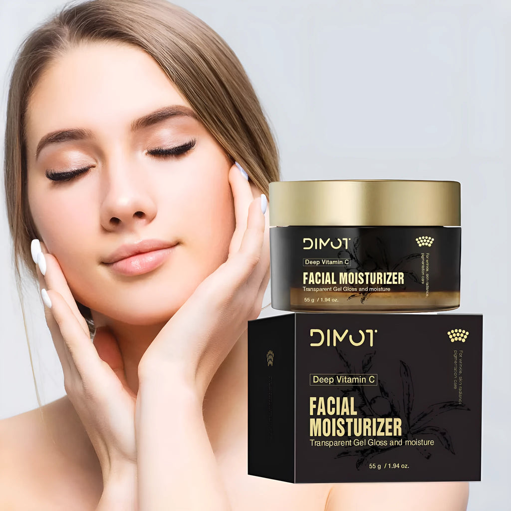 Deep Dimension C moisturizing facial cream 50ml tub with white lid on clean surface