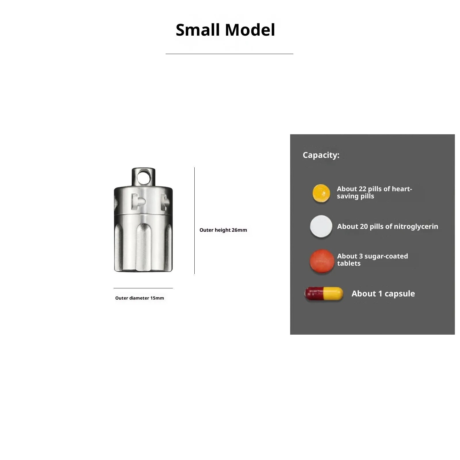 Pure titanium waterproof compartment portable storage tank in Extra Large size with screw-top lid