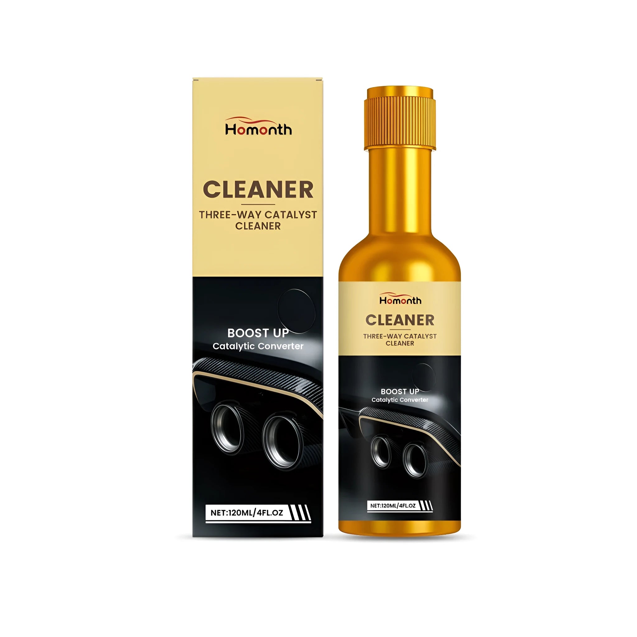 120ml catalytic converter cleaner bottle for petrol and diesel vehicle fuel systems