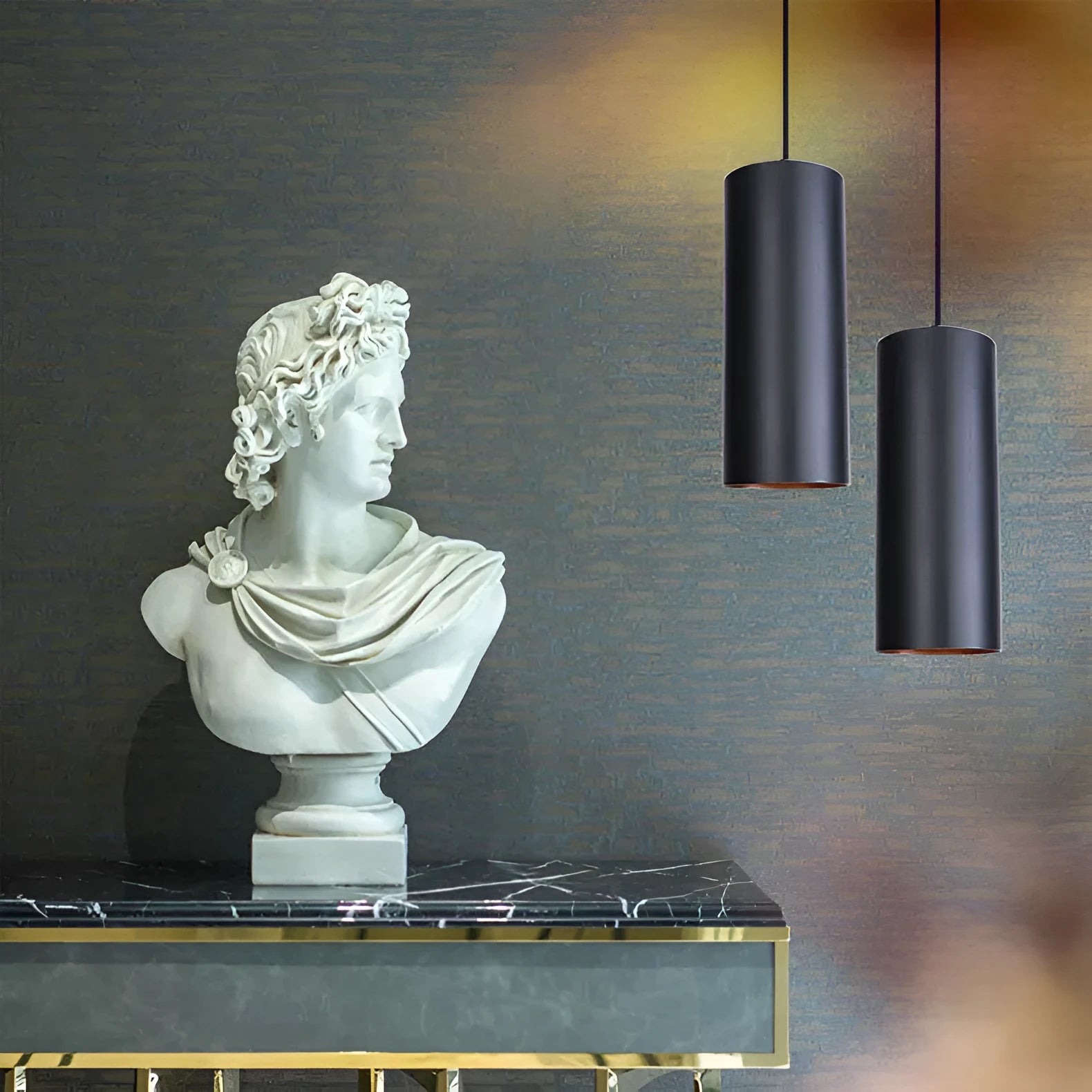 Retro iron art chandelier light fitting in D8053 matte black finish for ceiling mounting