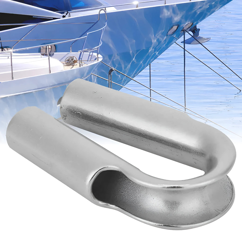 Stainless steel tubular chicken heart ring sleeve ring set showing round design and multiple tube size specifications