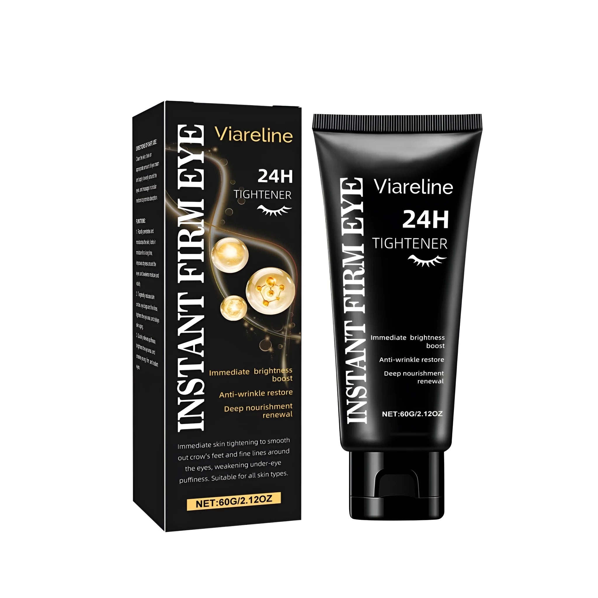 60g anti aging eye cream with hyaluronic acid and collagen for wrinkle care