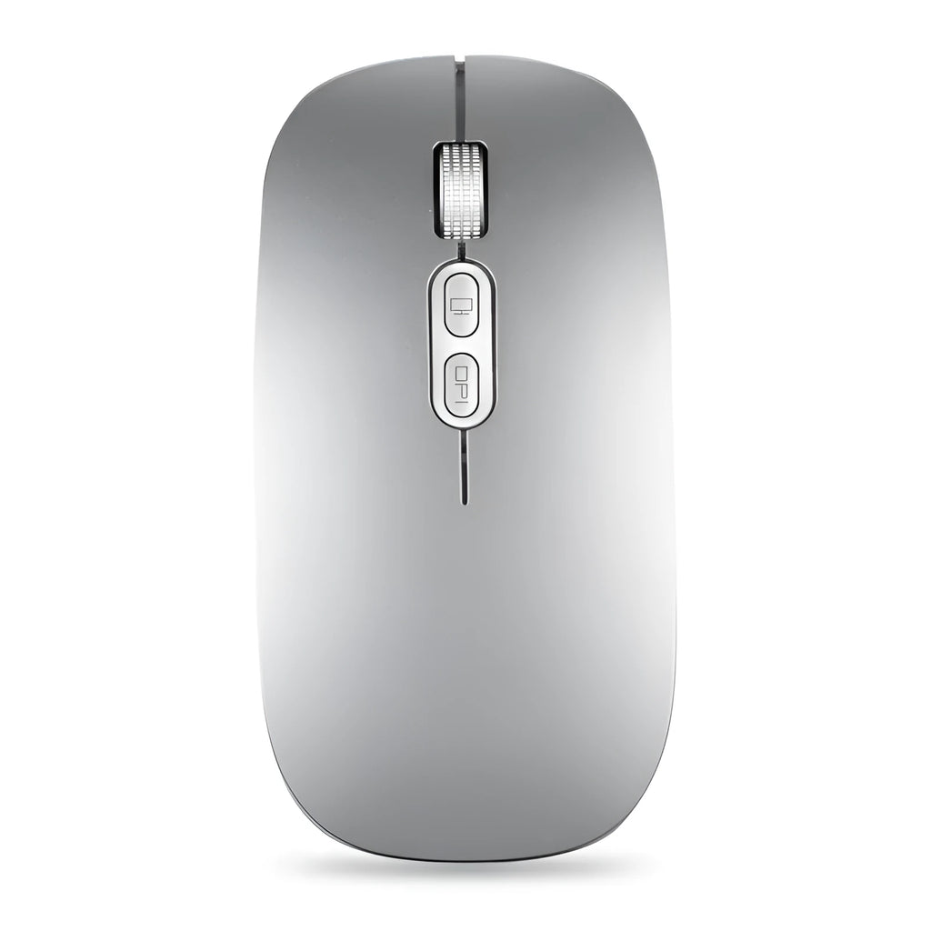 iMice wireless mouse 1600DPI 2.4G rechargeable mini silent mouse in black with charging cable and receiver