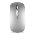iMice wireless mouse 1600DPI 2.4G rechargeable mini silent mouse in black with charging cable and receiver