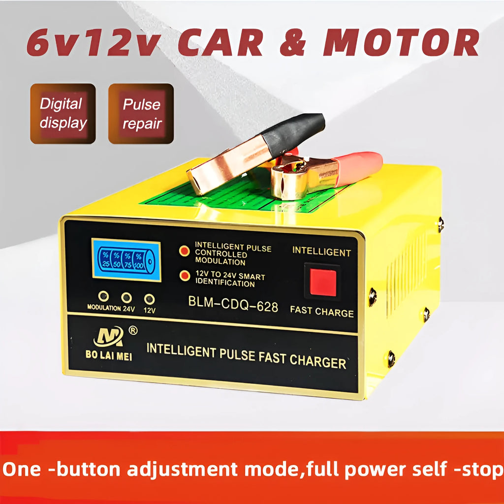 BT 168 automobile battery charger for 12V24V lead acid batteries with American Standard plug