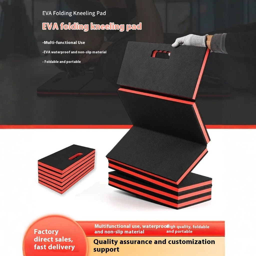 Folding EVA foam car repairing mat 116x40x2.5cm kneeling pad on garage floor