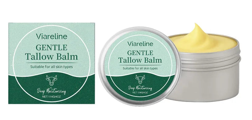 Cow Fat Moisturizing Cream 114g jar with tallow and jojoba oil