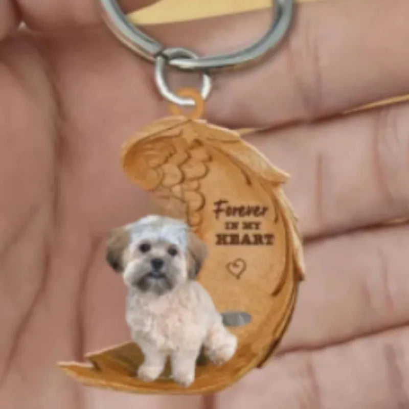 Creative cute dog hanging ornament made of acrylic for car interior decoration 9x9cm