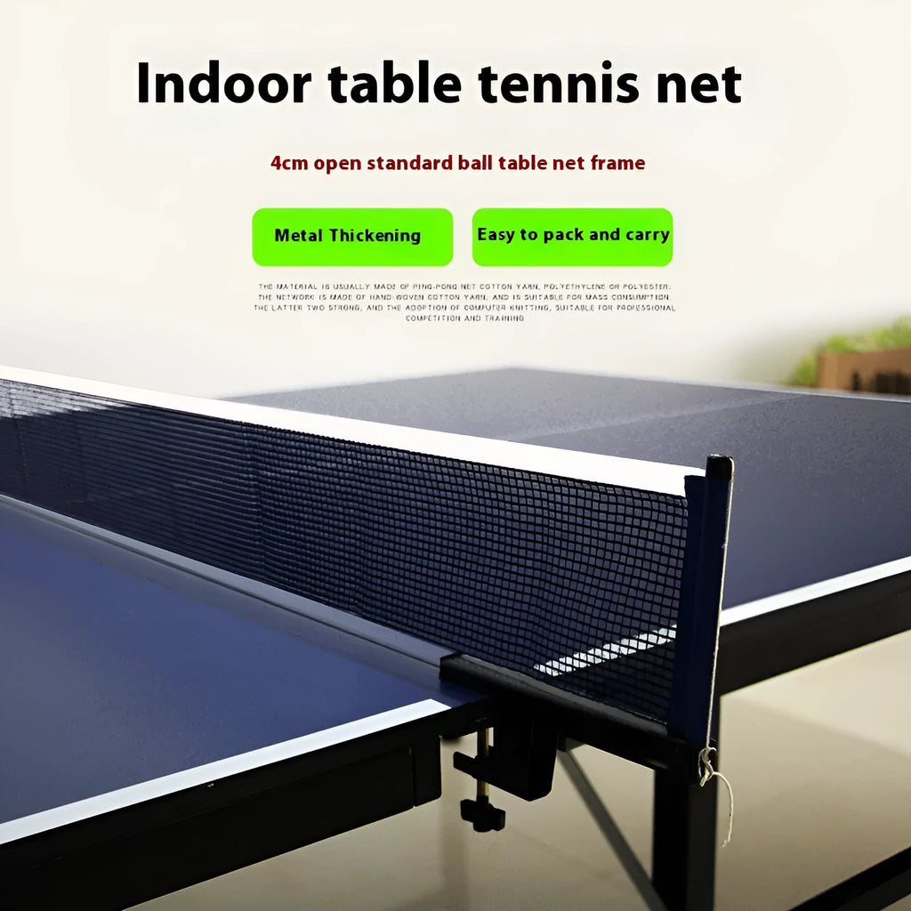 Universal thickened table tennis post clip for indoor open grid tables with steel construction