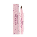 Freckle pen for makeup application with dark brown and light brown shade options
