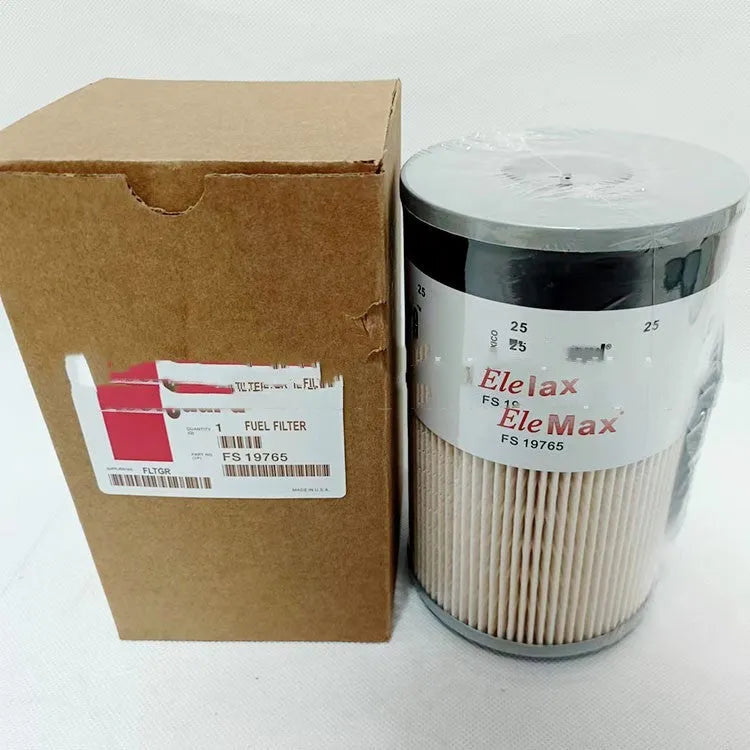 FS19764 diesel fuel filter for generator sets with folding paper element