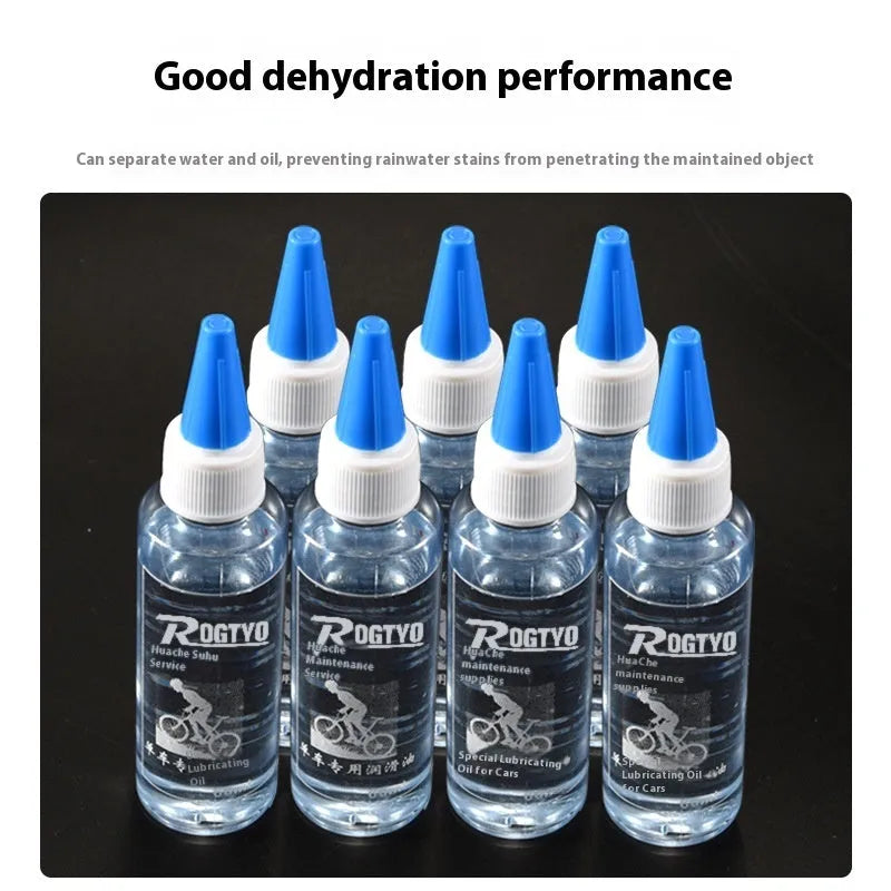 60ml bottle of bicycle chain oil for lubrication and rust prevention