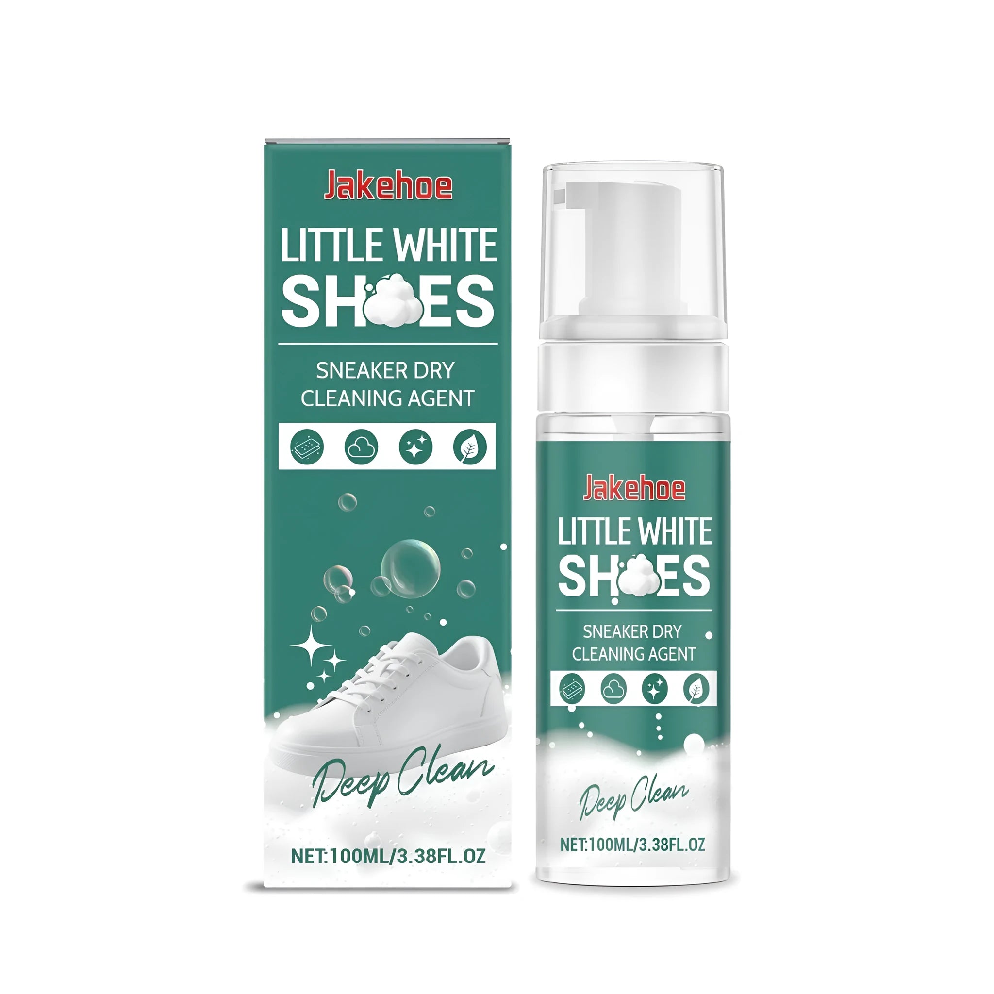 100ml sneaker dry cleaning agent foam cleaner bottle with silicone surfactant formula for no-rinse shoe stain removal