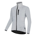 Silver waterproof polyester long sleeve coat with European sizing options S to 3XL