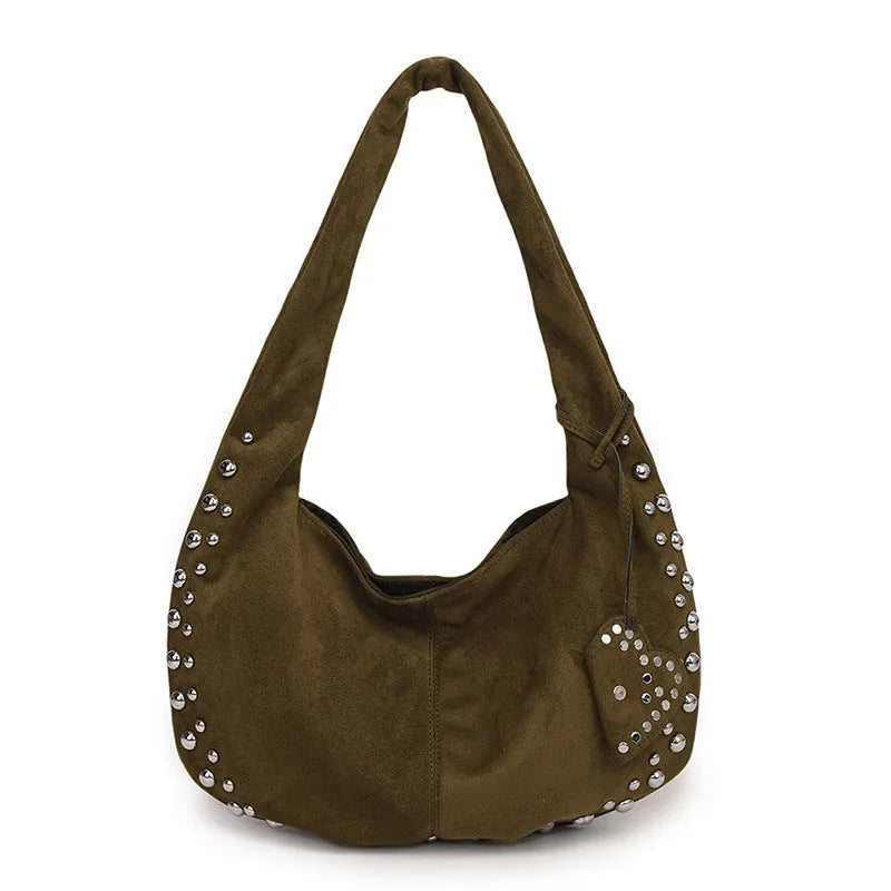 Soft plush retro tote handbag in multiple colour options with strapless underarm design