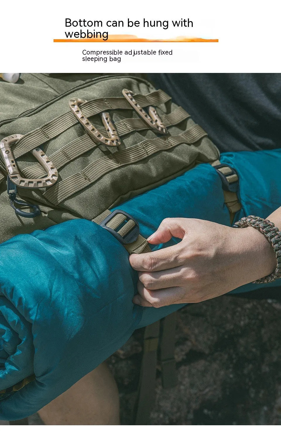 Army Green tactical waterproof backpack showing 17-inch laptop sleeve and wear-resistant nylon construction.