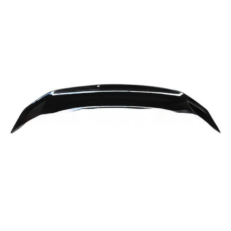Universal punch-free ABS plastic car rear spoiler in choice of finishes for boot lid mounting.