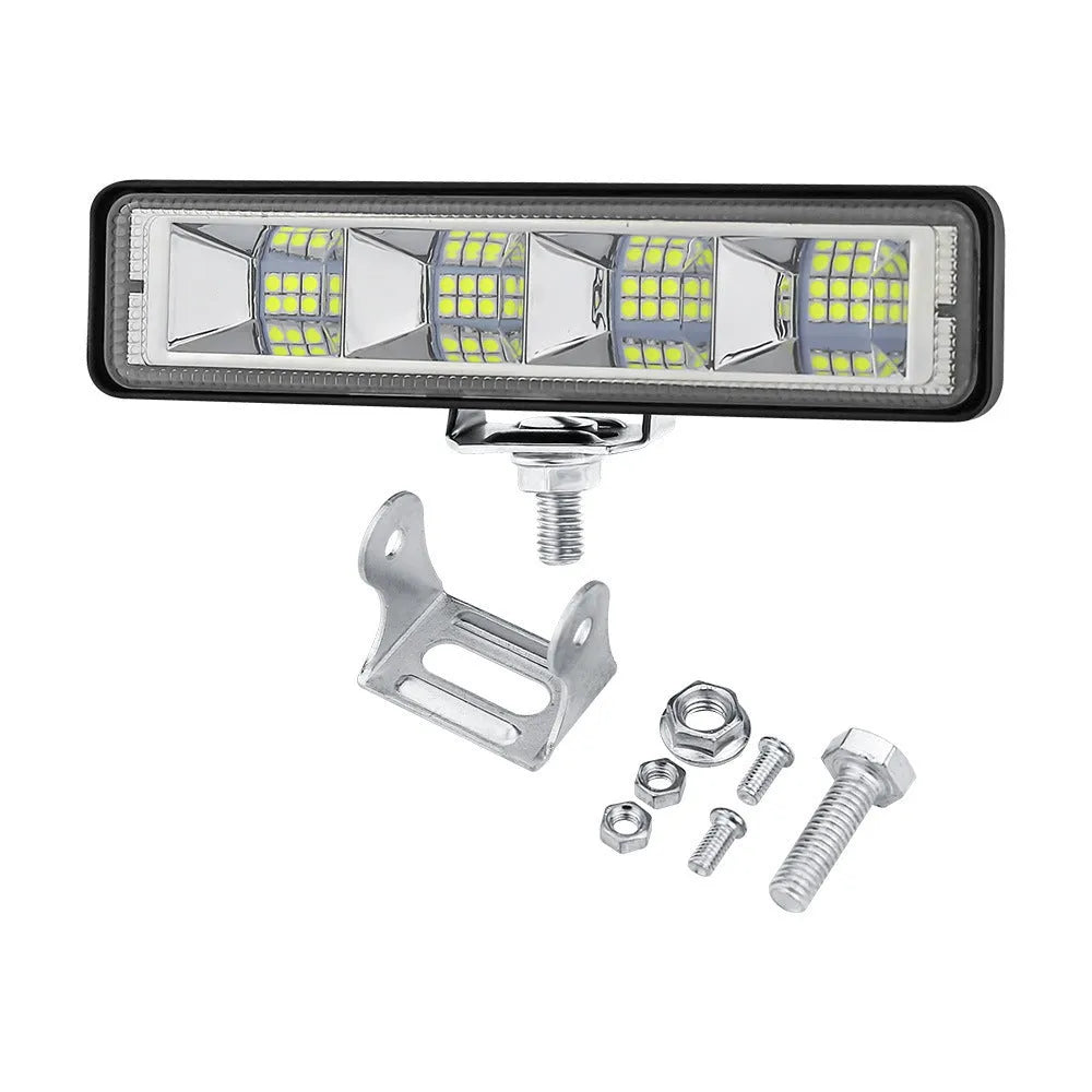 24-piece LED work light with 72W power, 1800 lumen output, 6500K colour, and IP67 waterproof aluminium housing