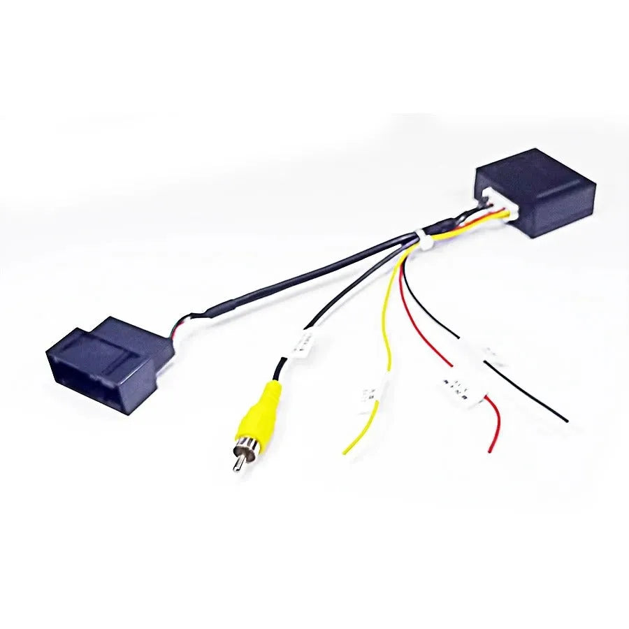 Black Volkswagen Skoda MIB host reverse camera conversion box with pure copper contacts