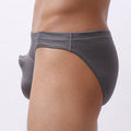 Men's nylon underwear in transparent loose design showing available colour options