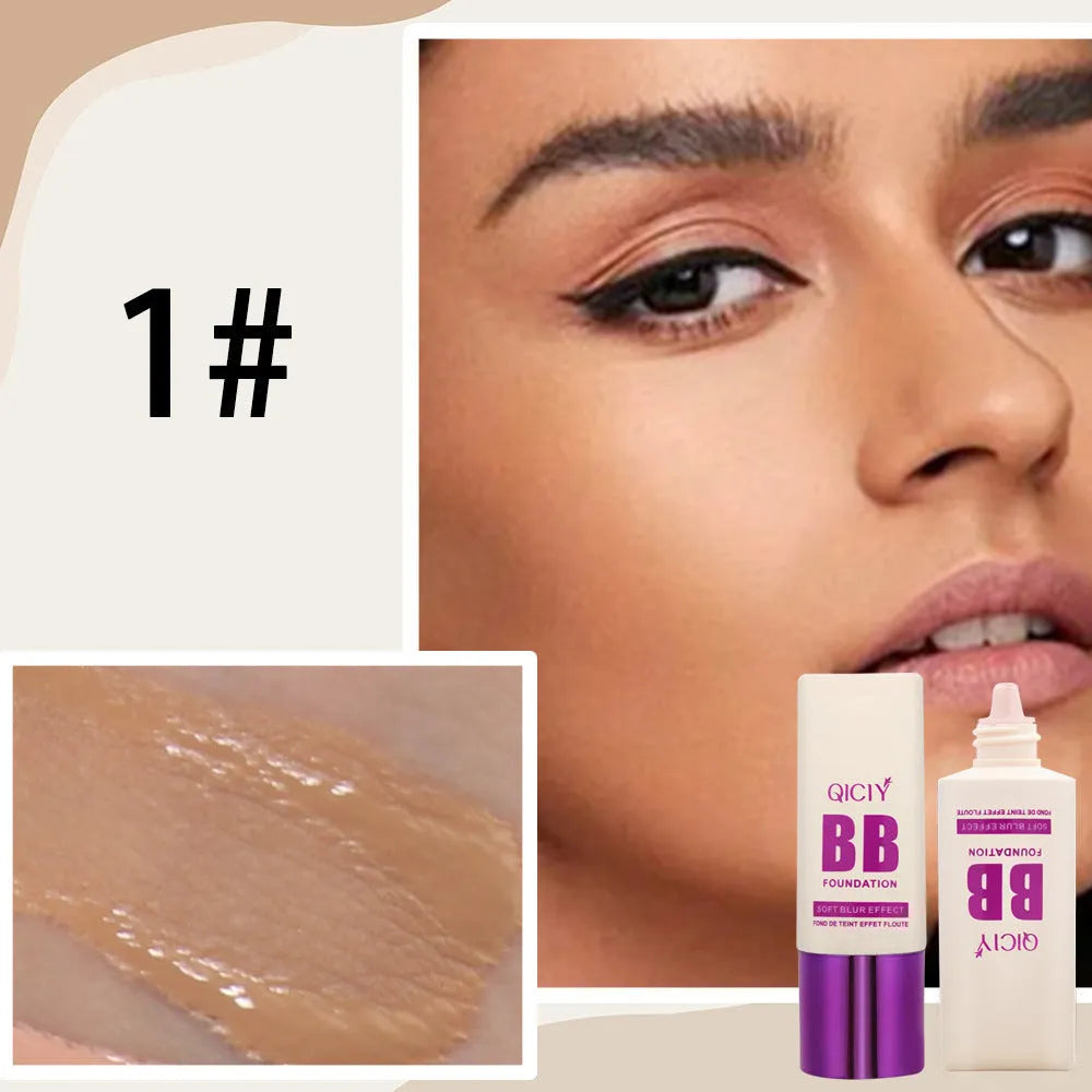 Feeding bottle BB cream foundation in ten shade colours for brightening and coverage