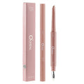 Double Fight eye shadow pen with dual-ended highlight and shadow in black casing on white background