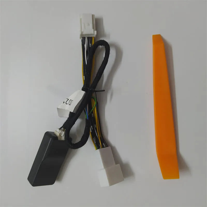 Black display tire pressure monitoring module with power cord for 2019-2022 RAV4 Camry Corolla direct insertion