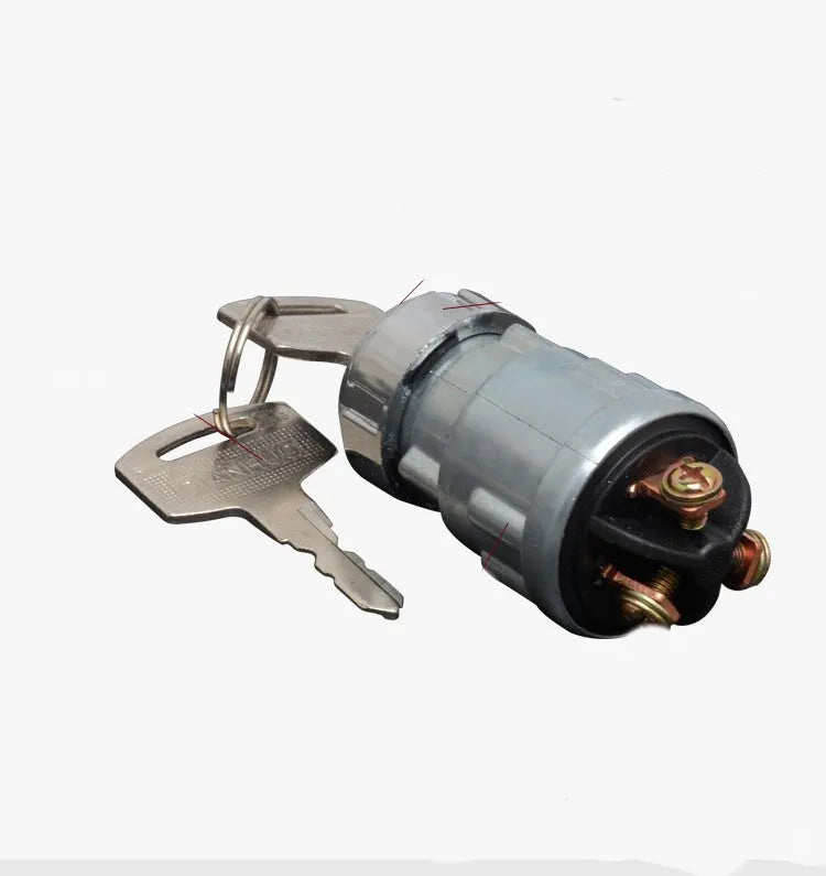 Pure copper JK423 ignition switch with key for trucks and forklifts