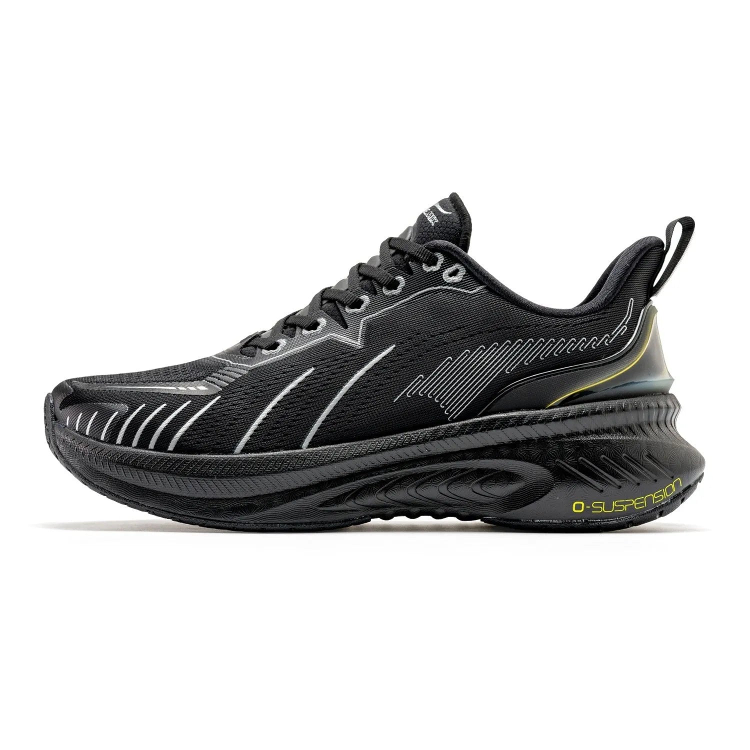Low-top running shoes in multiple colours with PU mesh upper, rubber sole, and reflective details.