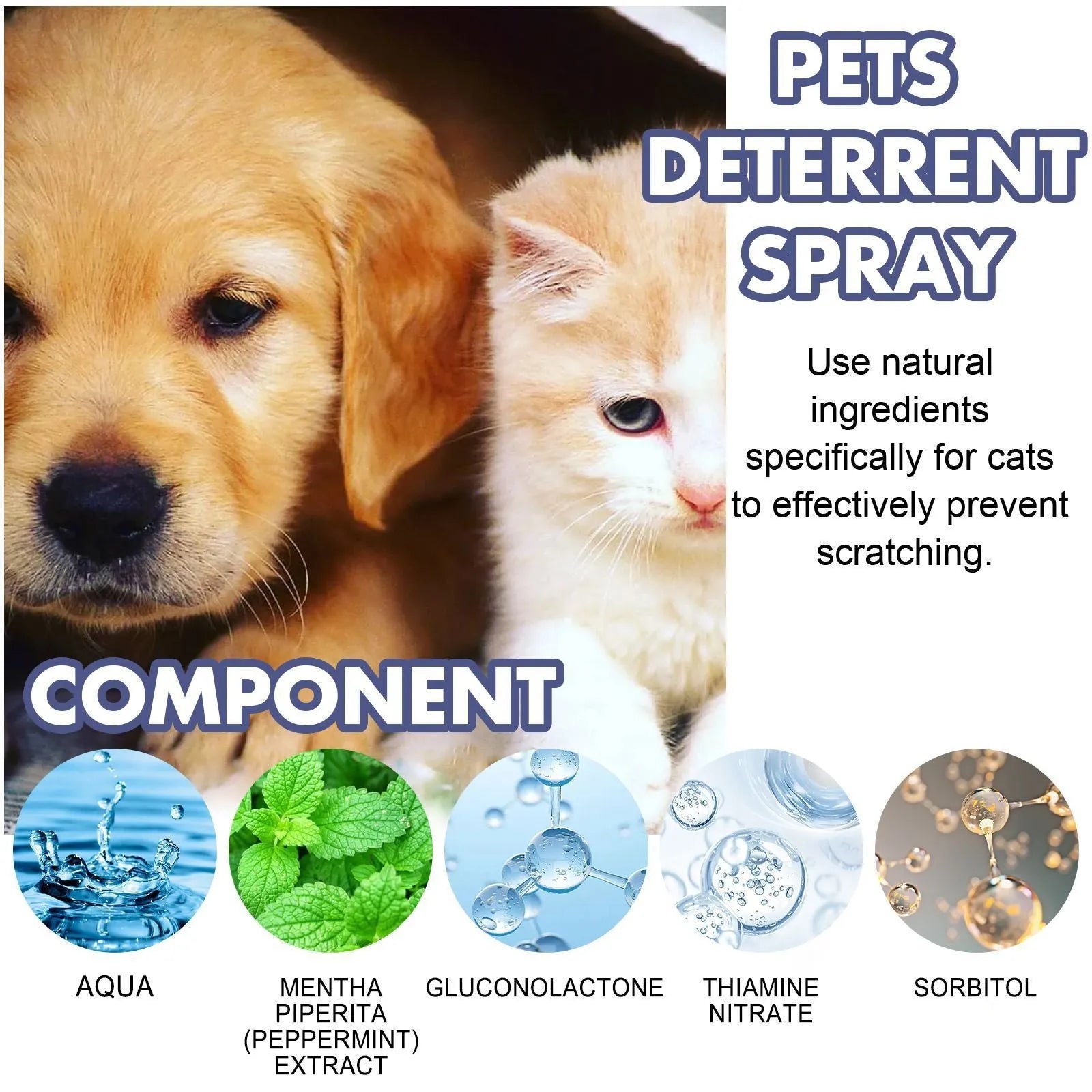 50ml restricted area spray for cats and dogs scratching deterrent in box