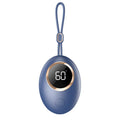 USB rechargeable hand warmer with digital display in multiple colour options