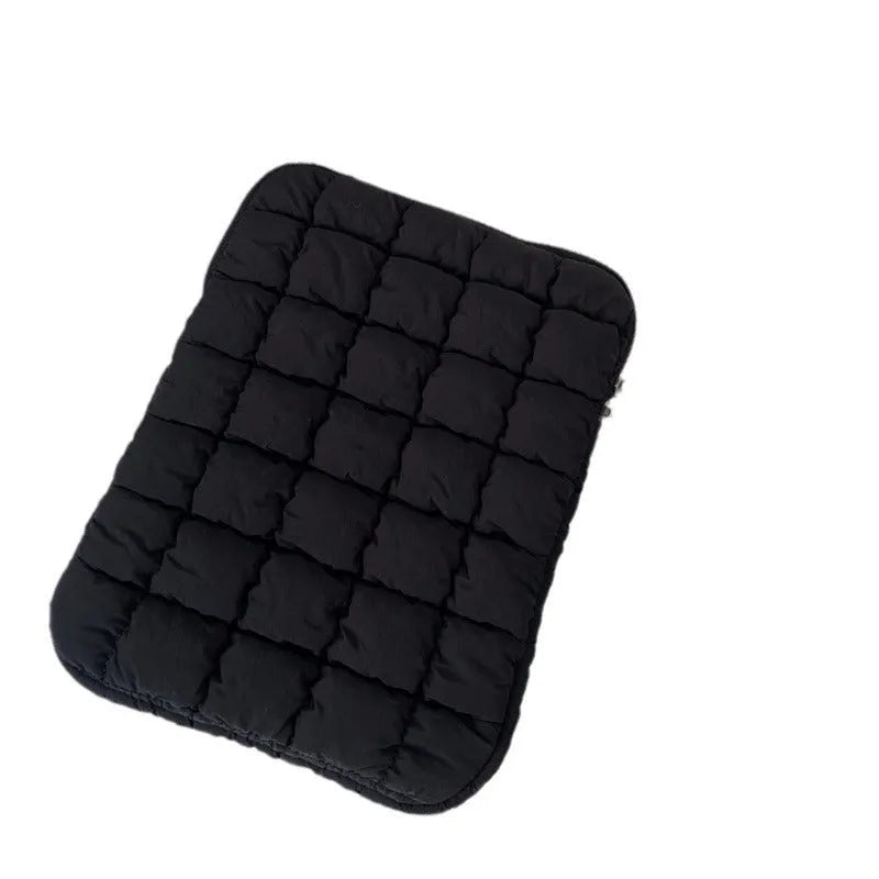 Large black Nylon laptop bag with cloud cotton padding for 15.6-inch devices