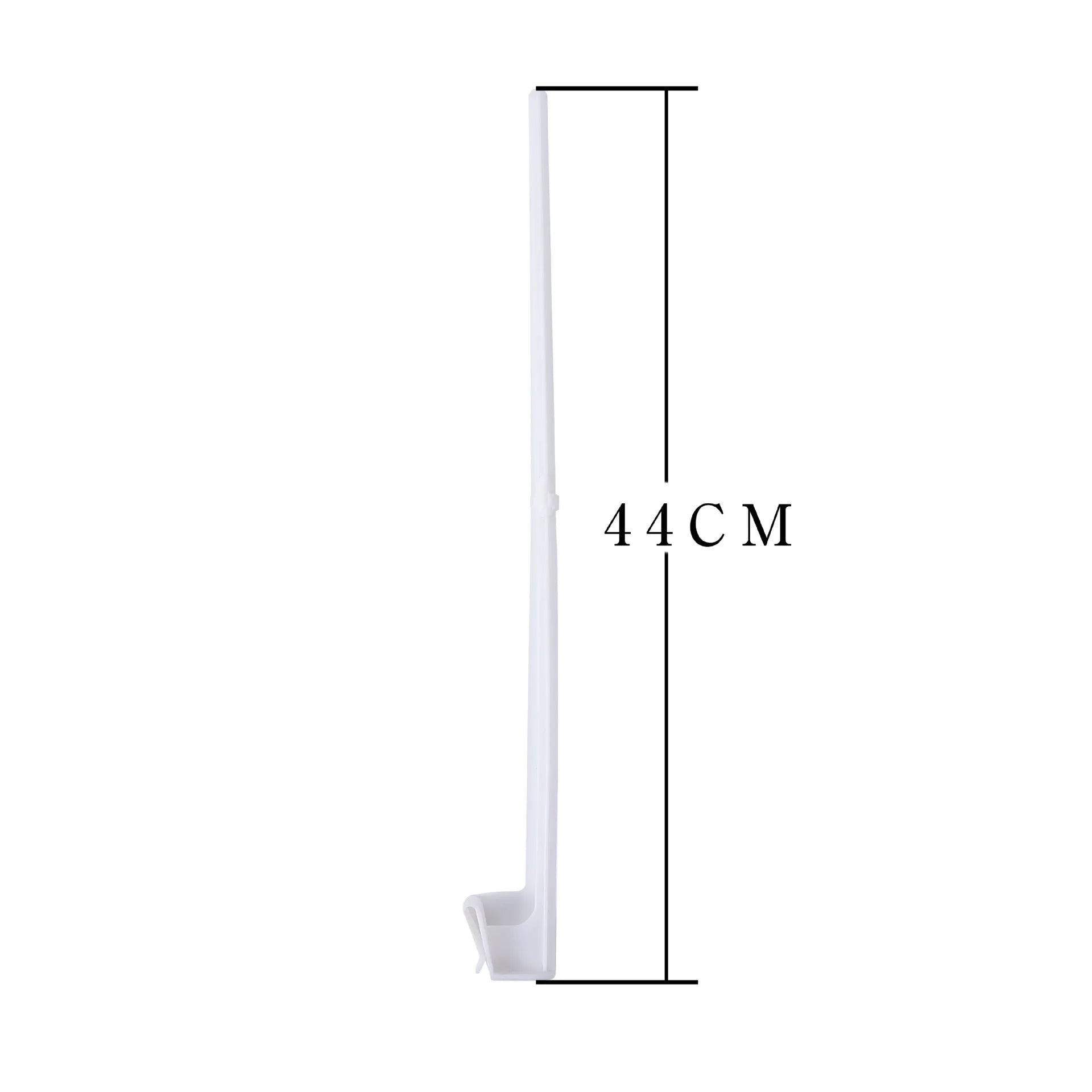 Pack of 10 white plastic car window flag pole holder mount clips.