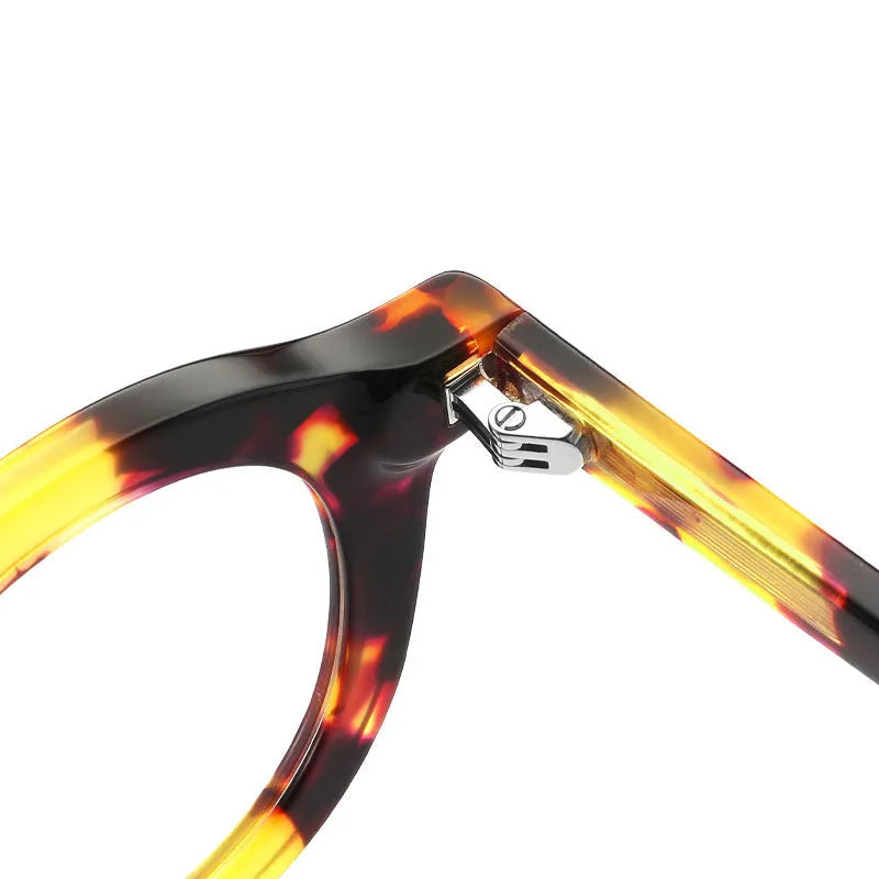 Thick sebum colour stitching plate frame sunglasses, box style full rim, five colours C1C2C3C4C5
