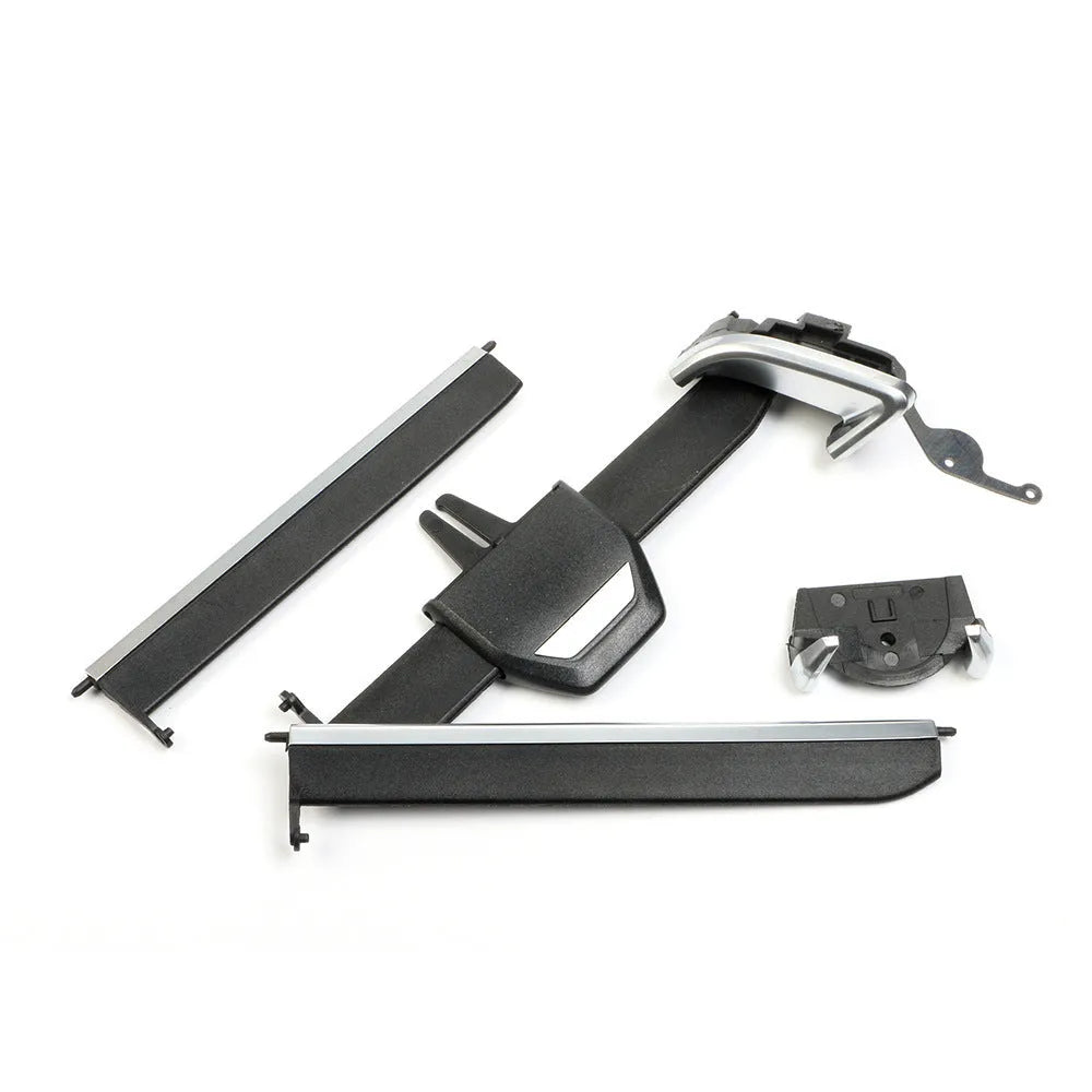Black plastic car front middle air outlet set for G05 G06 G07 centre left and right vents