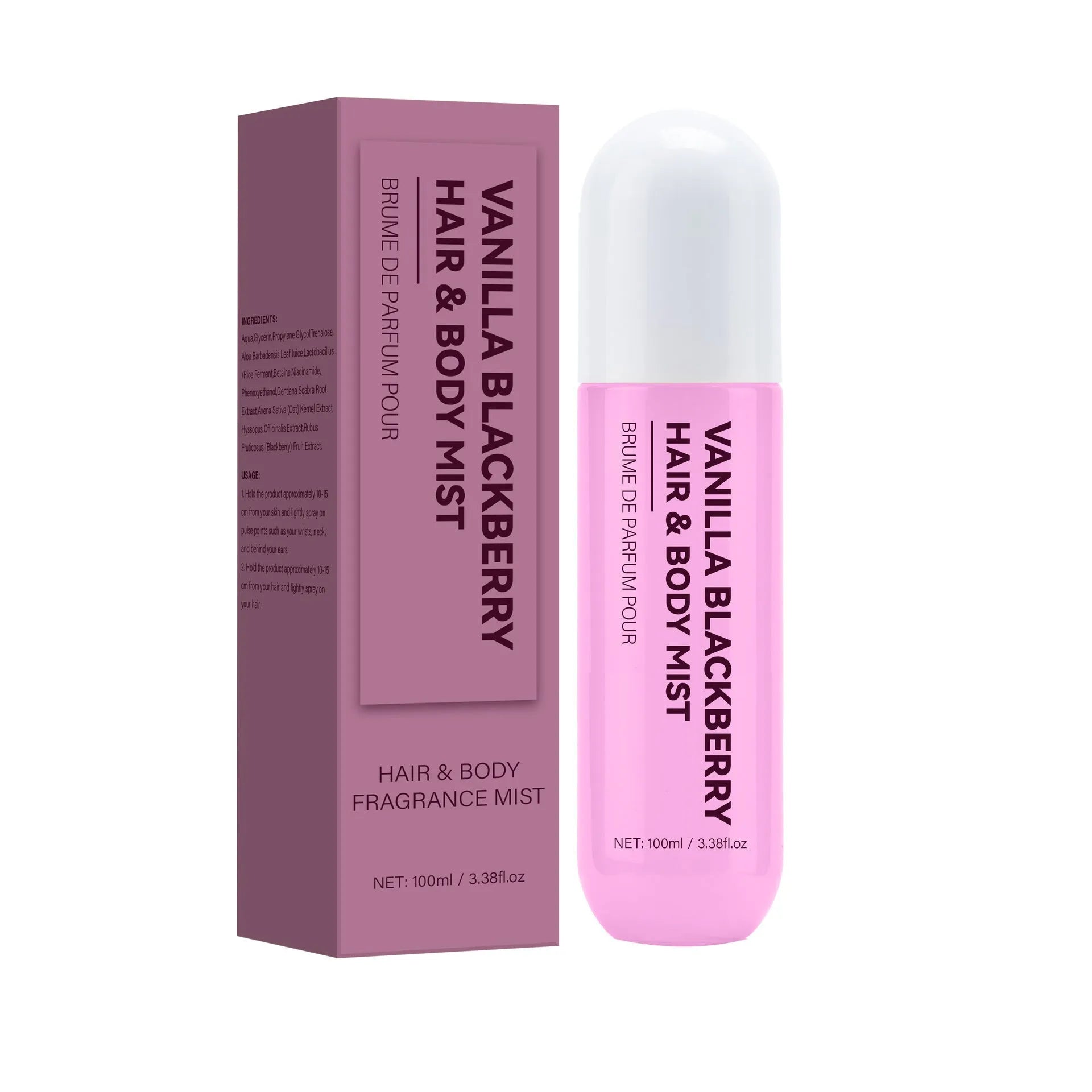 Hair body spray 100ml FP-A076 bottle for daily freshness on hair and body
