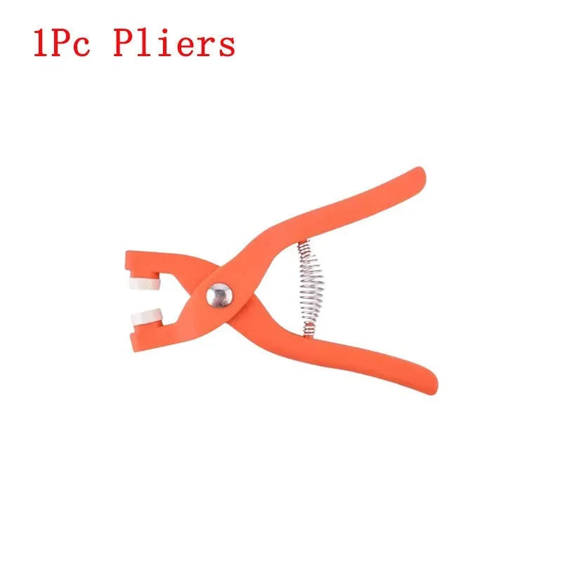 Five claw no sew suit buttons with pliers for clothing repair