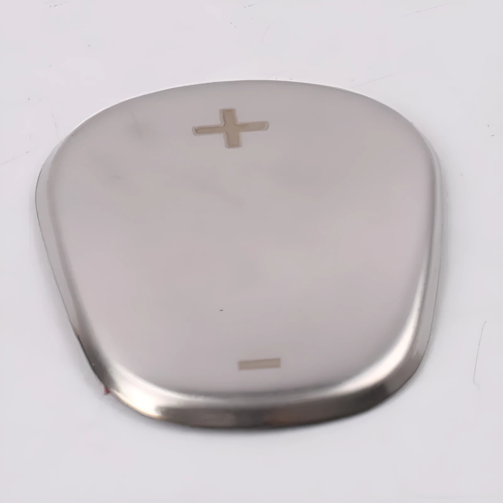 88mm stainless steel gear controller cover in three metallic finishes for trade fair exhibitions