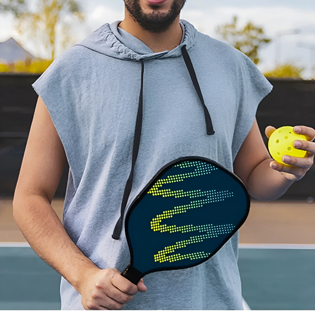 Outdoor table tennis racket single paddle high density fiberglass construction
