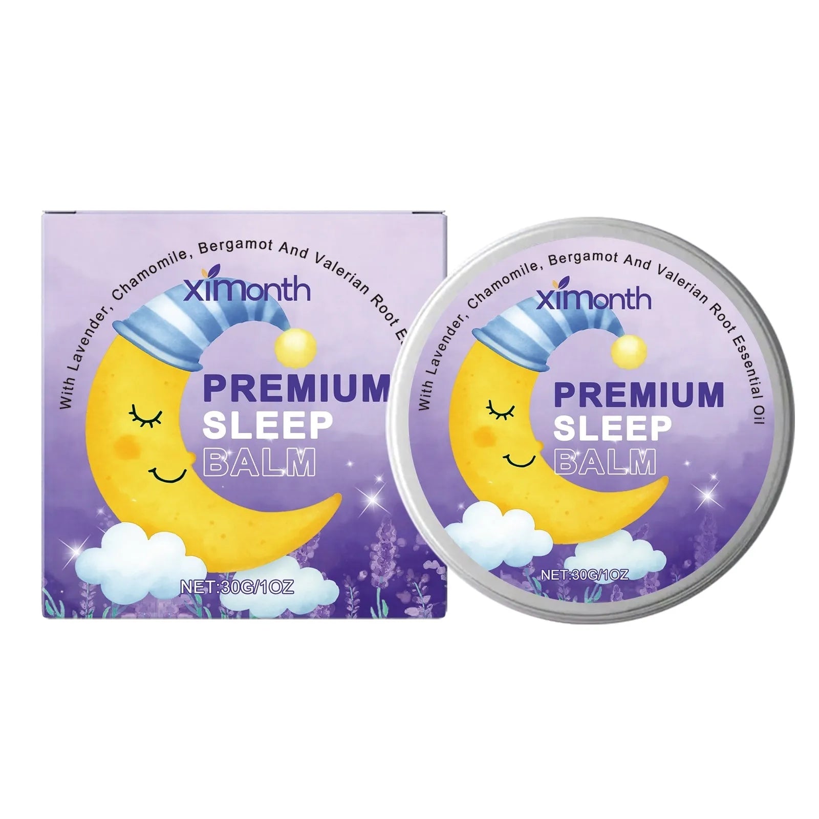 Sleep Goodnight Cream gentle formula night cream in a 30g pot with lavender and chamomile