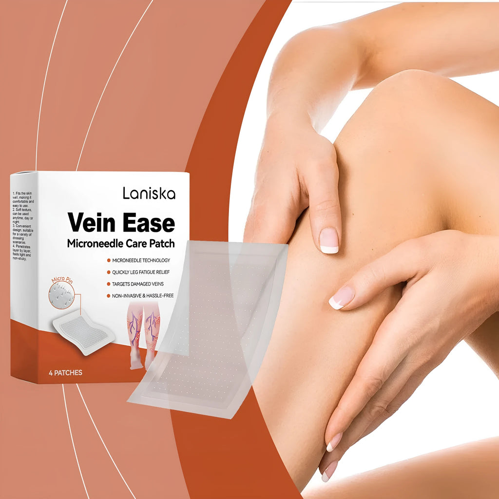 Laniska Leg Nursing Adhesive Bandage pack of 4 patches for leg discomfort with moisturising ingredients