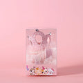Pet cat wearing princess crown headdress with layered veil in beige or pink colour option