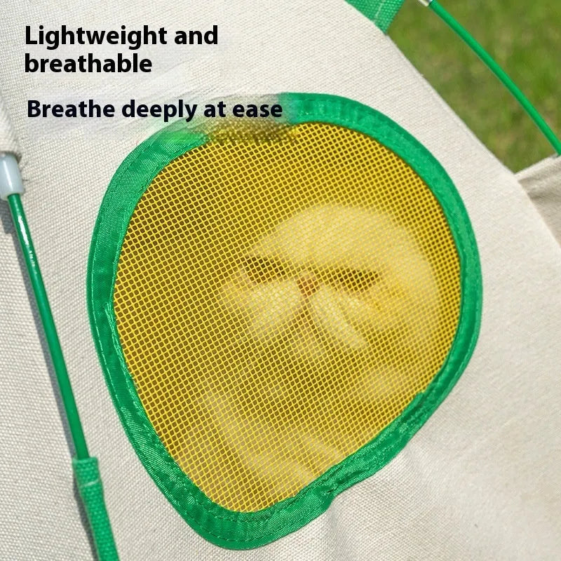 Dome-shaped cloth cat nest tent for indoor use with optional thick pad, suitable for cats and small dogs.